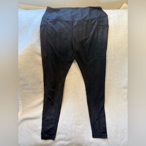 Constantly Varied Gear Black High-Rise Pocket Leggings with skulls